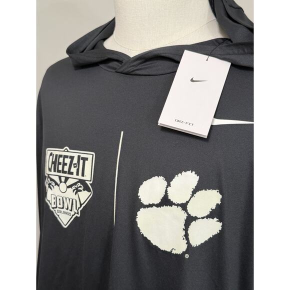 NEW Cheez-It College Bowl Orlando Clemson Game Pullover Dri Fit Hoodie NWT XL - Picture 2 of 3